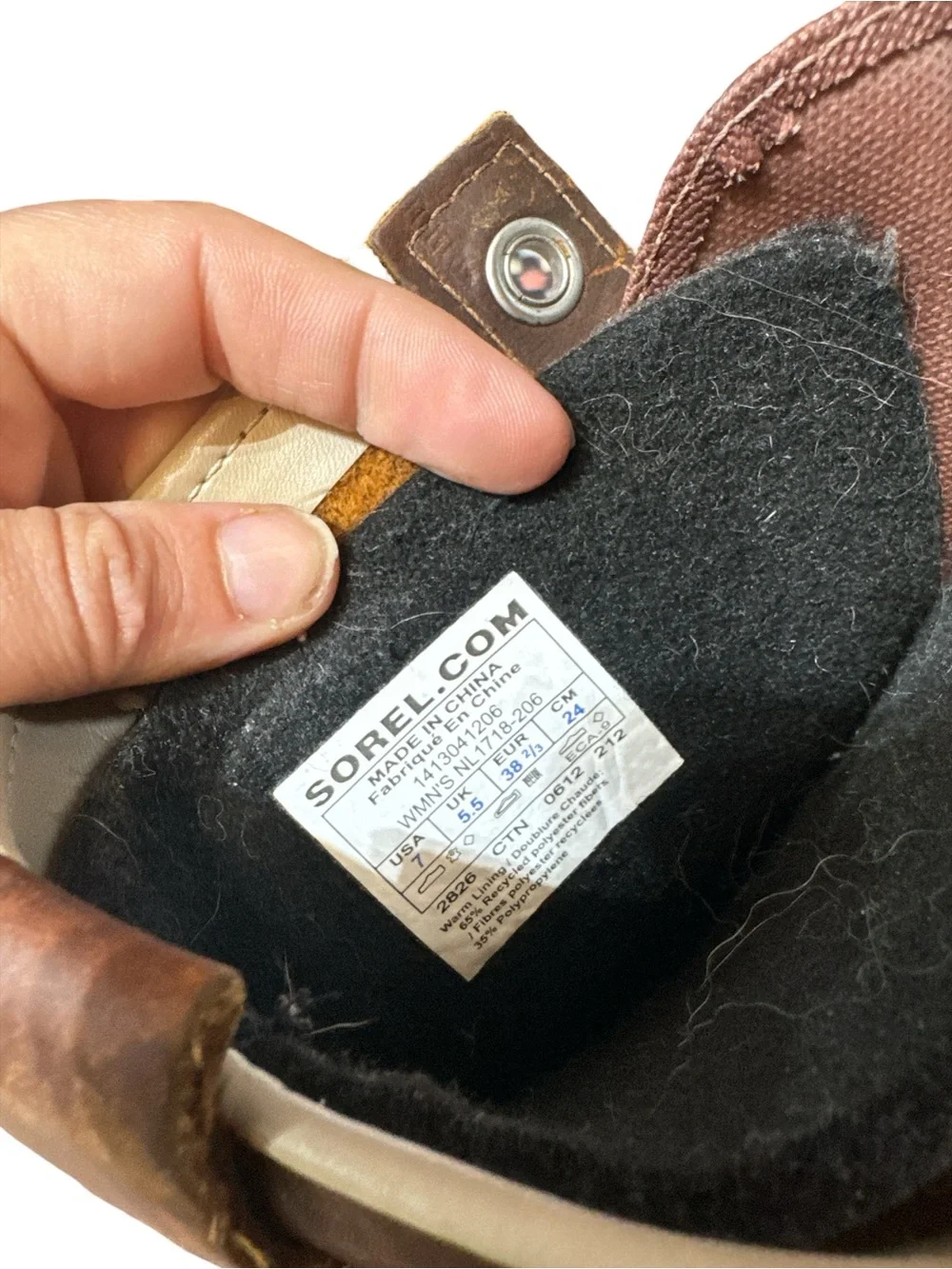 Sorel 1964 Premium Waterproof Leather Lined Duck Boots Womens Size 7